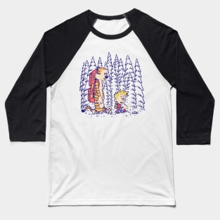 Let's Hiking with Calvin and Hobbes Baseball T-Shirt